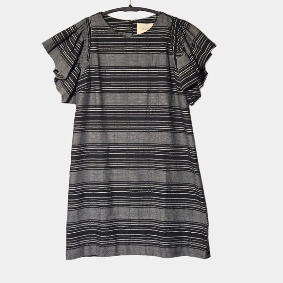 Anthropologie Moon River Denmark Tunic Dress Black Grey Size XS NWT - Picture 3 of 12
